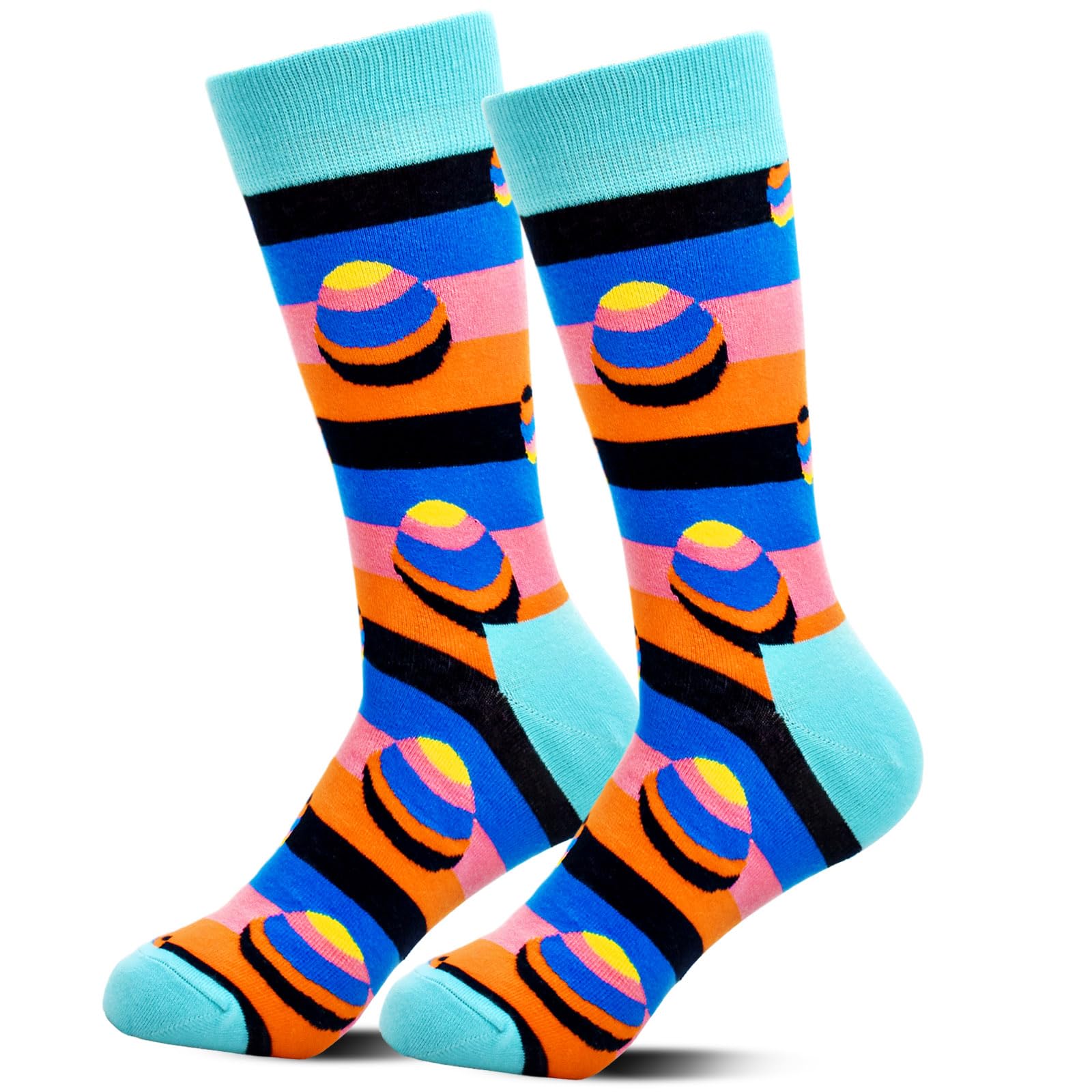 GRPSKCOSEaster Socks Men Women, 1 Pair Easter Eggs Novelty Funny Festive Socks Gift for Him or Her, One Size 5-9 Fits Most