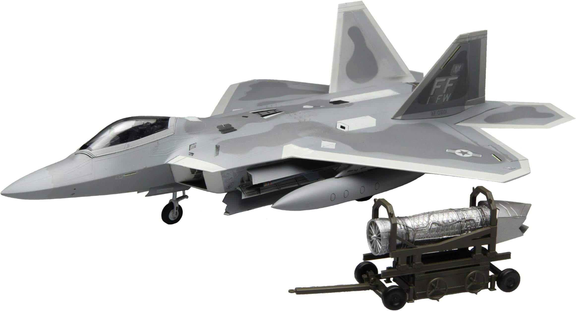 Fujimi Models F-22 Raptor Model Kit (1/72 Scale)