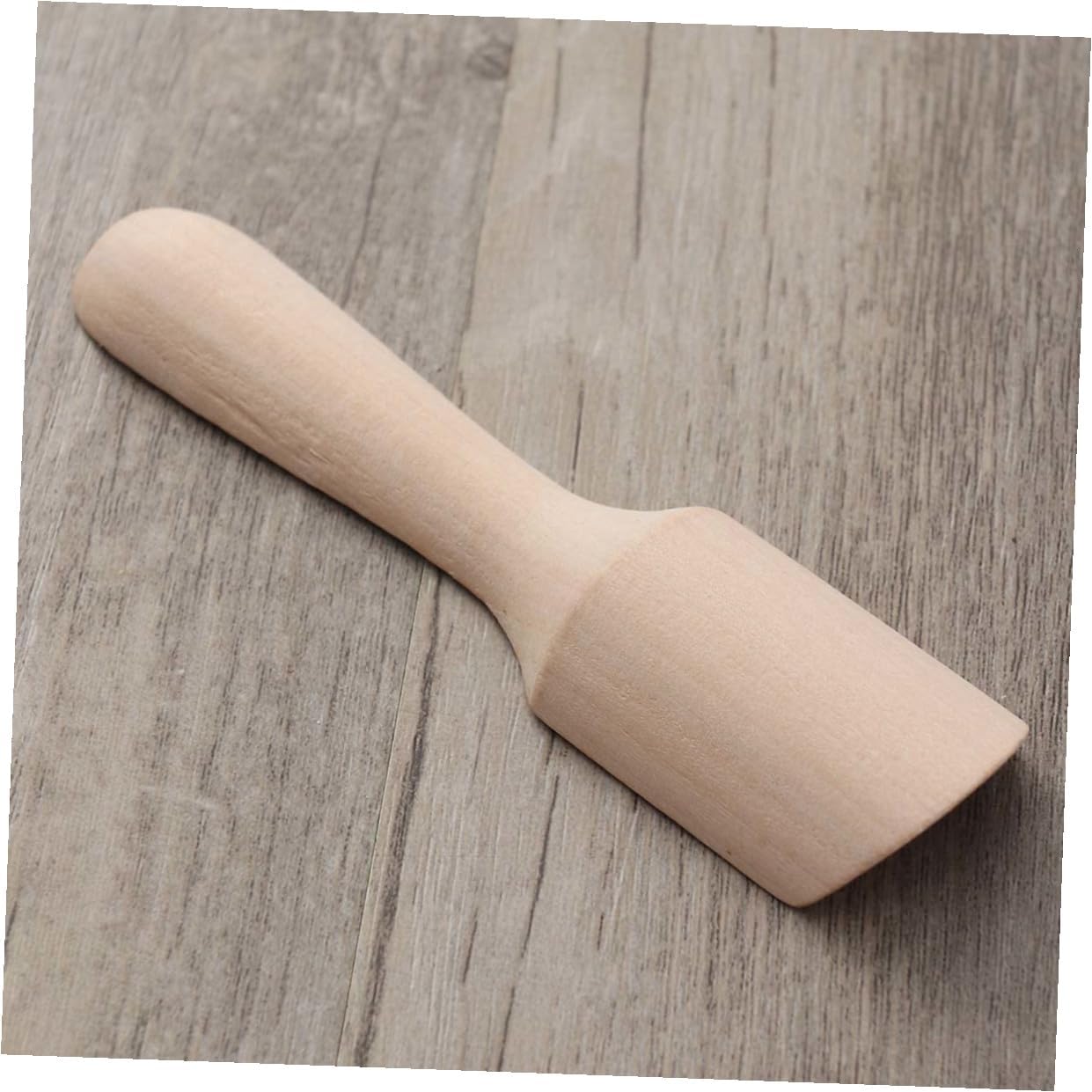 Generic 15pcs Wooden Tea Scoops Flat Handle Tea Scoop for Kitchen Salt Measuring and Milk, 2.8x11cm Teaware Accessories for Brewing and Seasoning