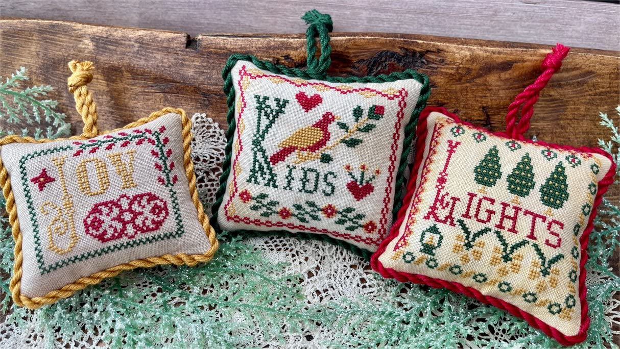 Jan Hicks Creates! - Vintage Christmas Alphabet 5 - Original Design by Jan Hicks