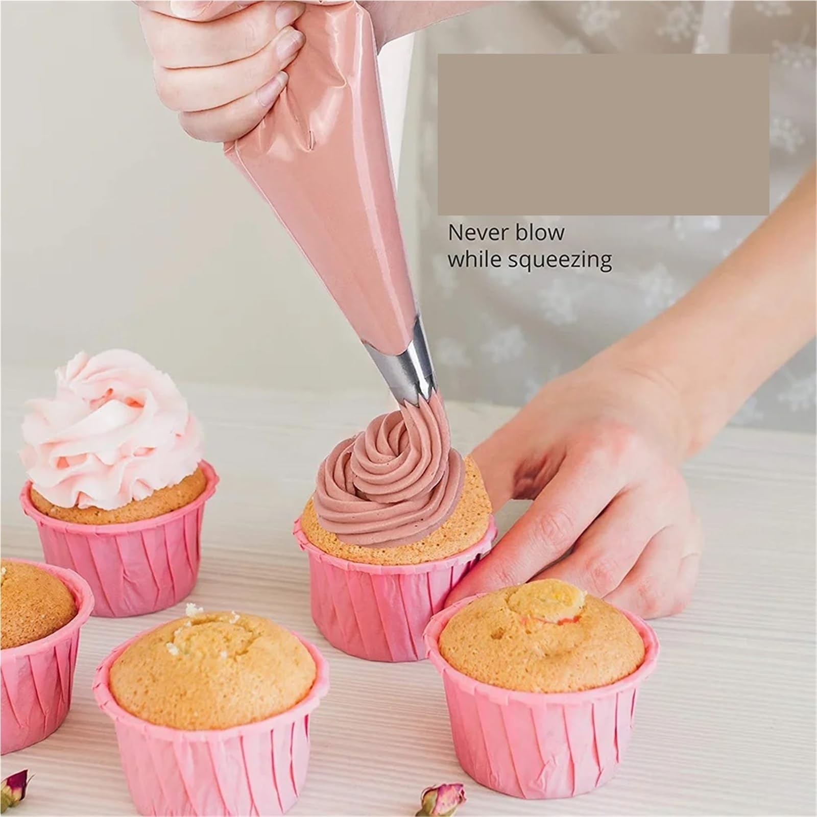 Spritzbeutel, Spritzbeutel, 100 Stück, Kuchen, Dekorationscreme, Zuckerguss, Fondant, Gebäck, Werkzeuge, Backzubehör(L)