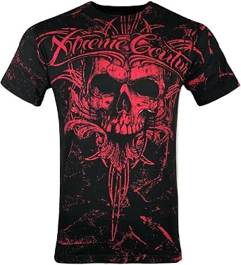 Xtreme Couture by Affliction Men T-Shirt Victory Tattoo Biker MMA Gym S-4X L Black