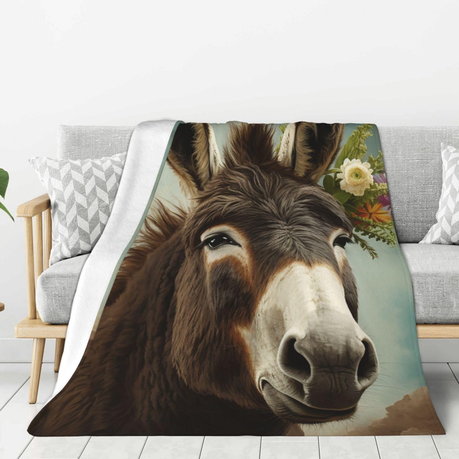 Couverture polaire en flanelle légère super douce et chaude toutes saisons pour canapé et lit
