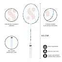 Silver's Aluminium Camo 7.0 Badminton Kit (2 Racquets with Full Cover, 1 Box Feather Shuttlecock Pack of 3)(Green/White) gallery image