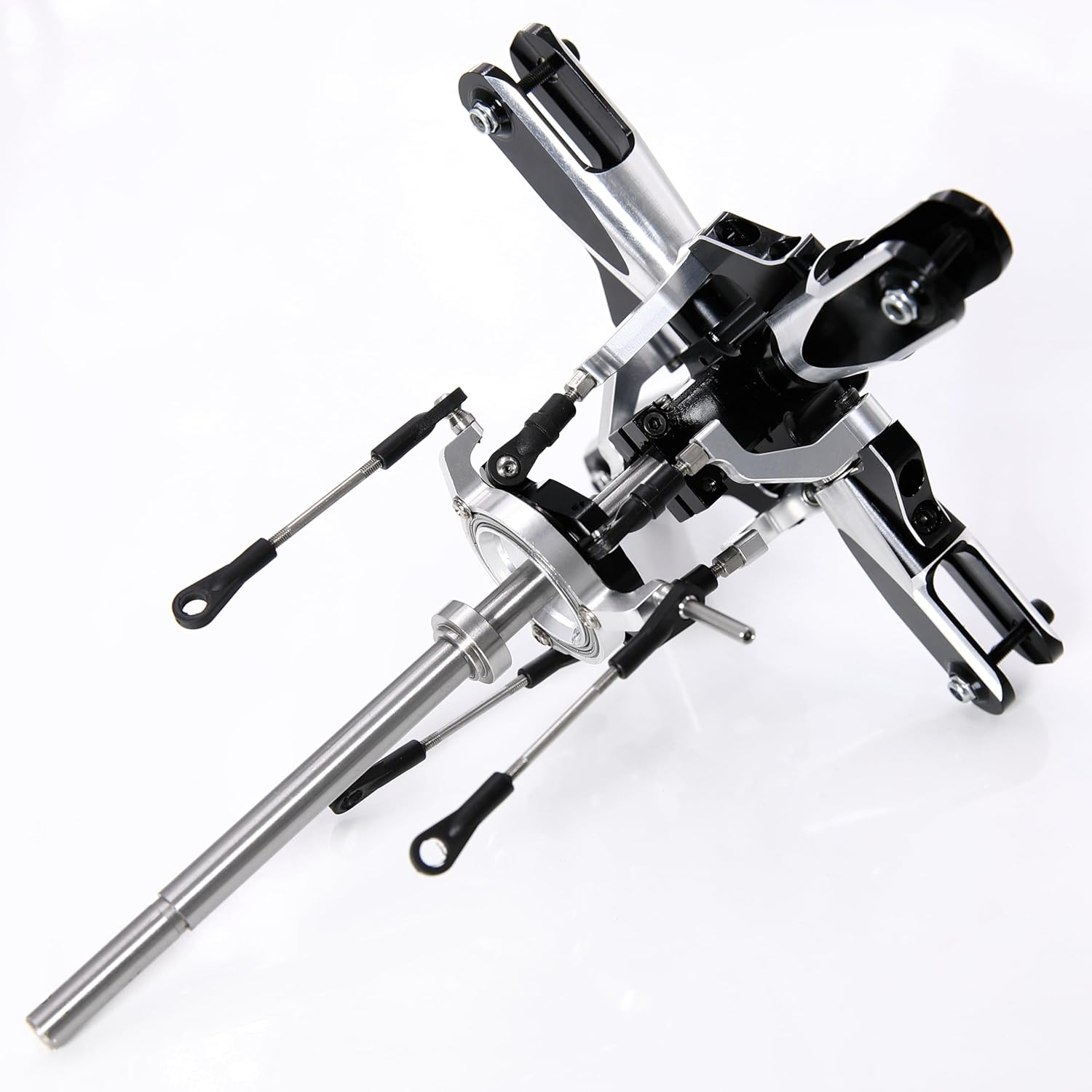 Detallada view of the Minxid T-rex 500 DFC 4 Blades Main Rotor Head Kit components