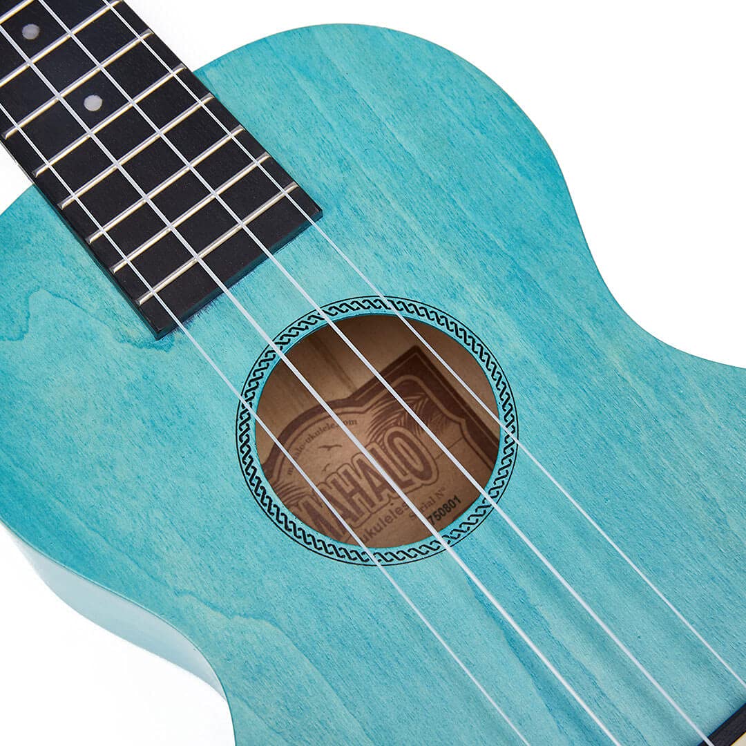 Mahalo Concert Ukulele, Blue-Aqua Blue (ML2AB) - Image 8