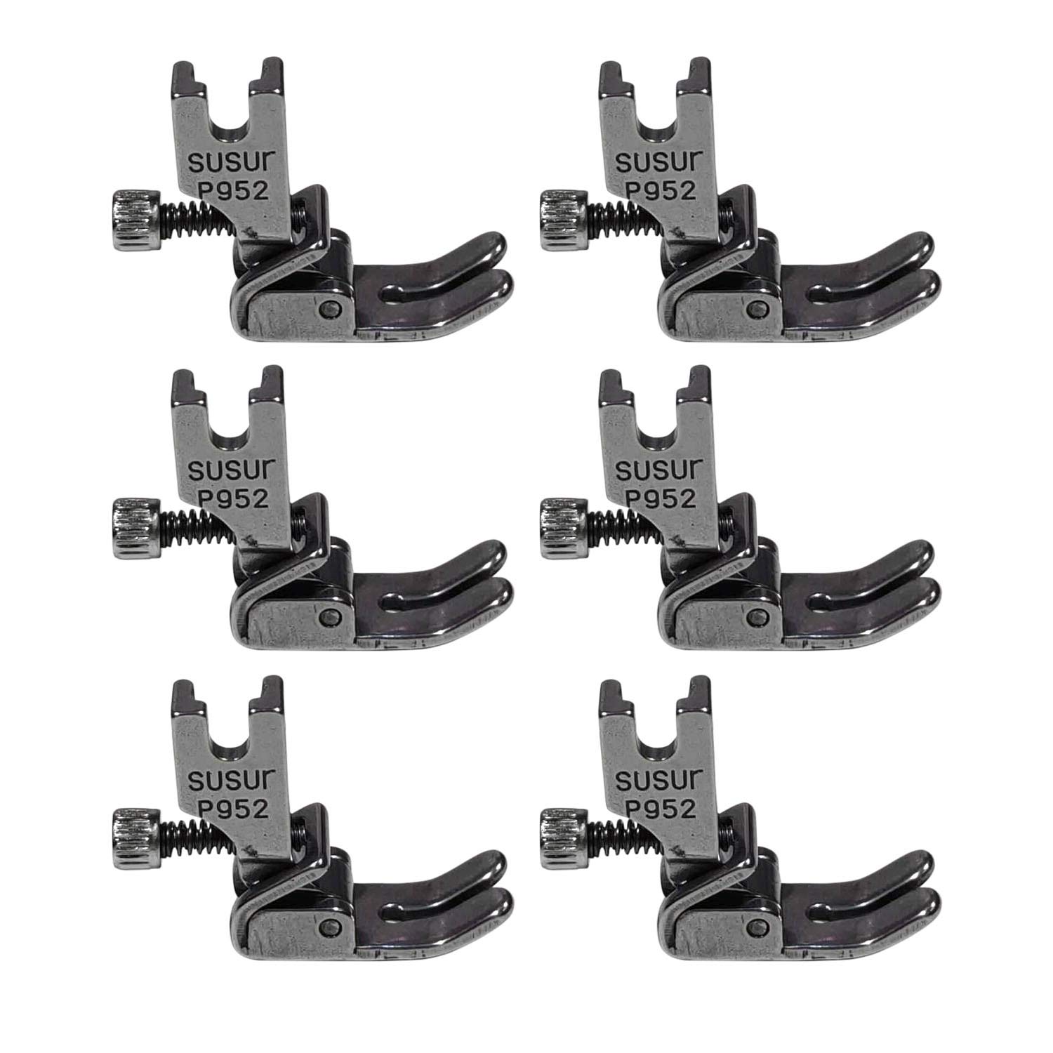 Aakriti Industrial Sewing Machines Standard Presser Foot for Brother, Singer, Juki, Janome, Toyoto, Riccar and Ideal for Machinist and Tailor (Set-Standard, Wrinkle, Zip Presser Foot, Pack of 6 PCS) — Amazon image 5
