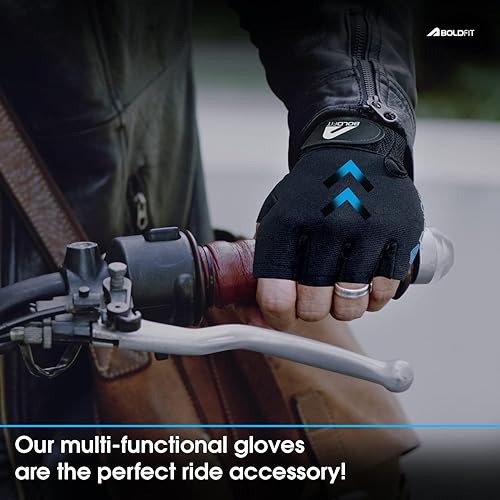 Miniatura 5 de Boldfit Gym Gloves for Men & Women with Wrist Support Accessories for Weightlifting, Training, Exercise, Cycling Gloves, Bike Riding Gloves