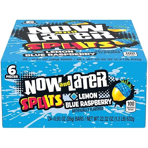 Miniatura 2 de Caramelo masticable original Now & Later, sabor manzana, barra de 0,93onzas, paquete de 24