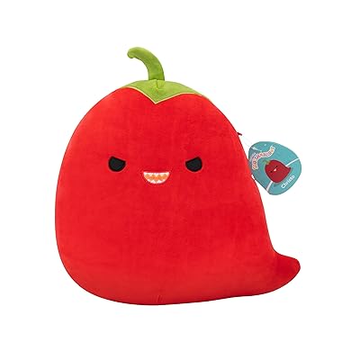 Squishmallows Original 12in Christo The Red Chili Pepper – Official Jazwares Plush (Medium-Sized)
