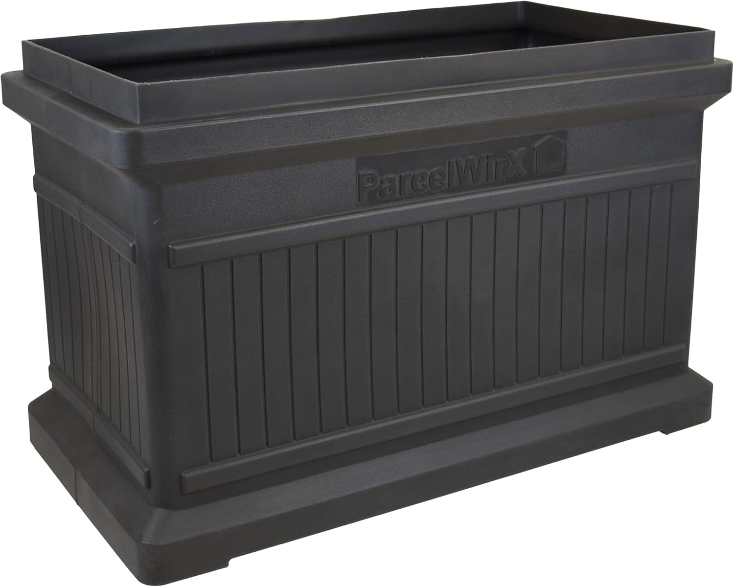 RTS Companies Inc 550200501A7981 Home Accents Parcelwirx Standard Horizontal Delivery Drop Box with Lift Off Lid, Graphite : Patio, Lawn & Garden