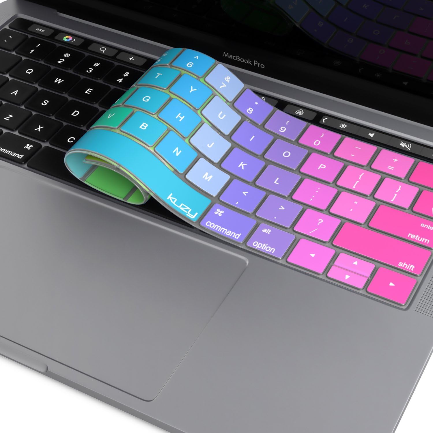 Kuzy Compatible with MacBook Pro Keyboard Cover with Touch