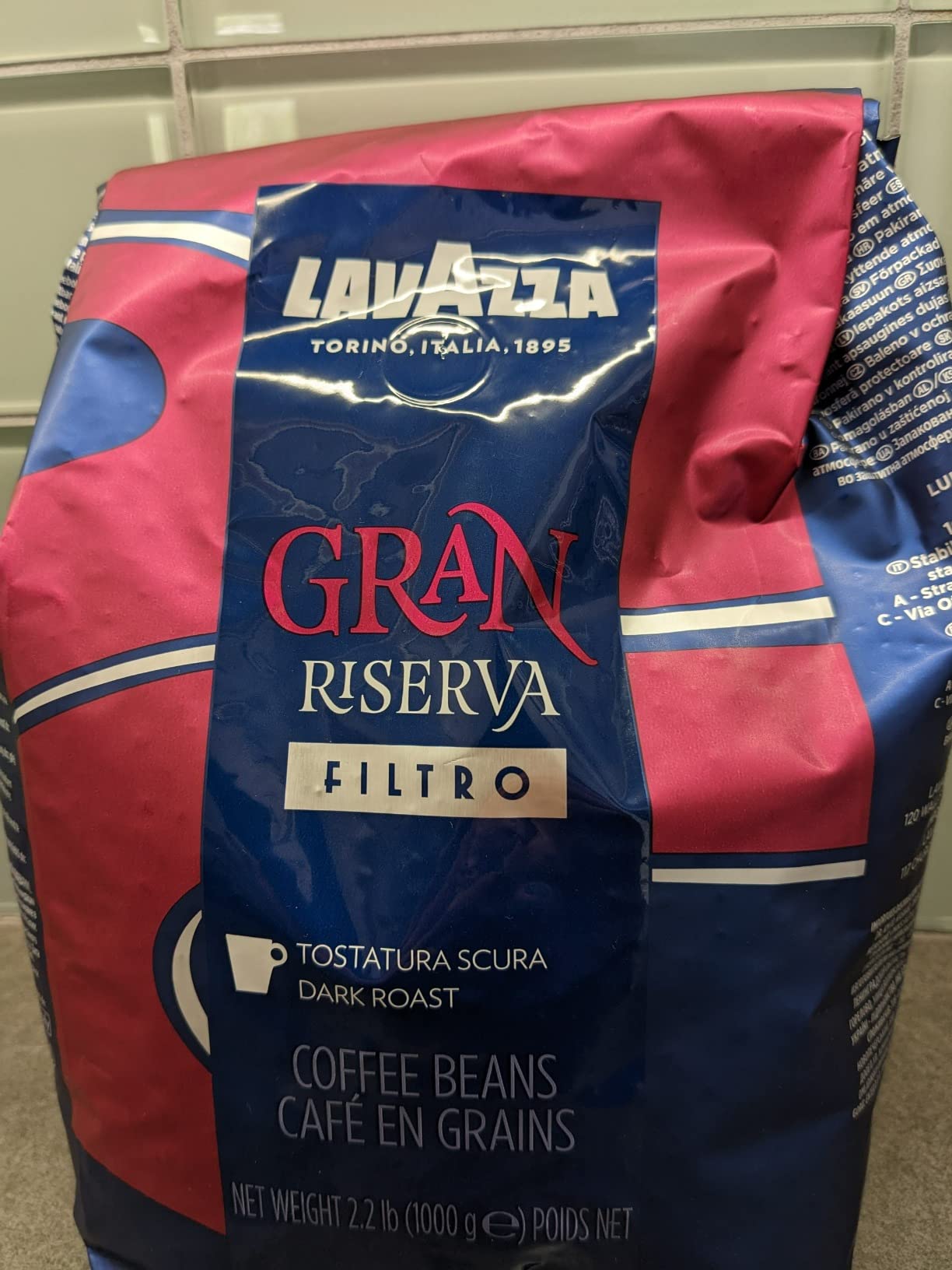 6/mo Finance Lavazza Top Class Filtro Whole Bean Coffee Medium Roast