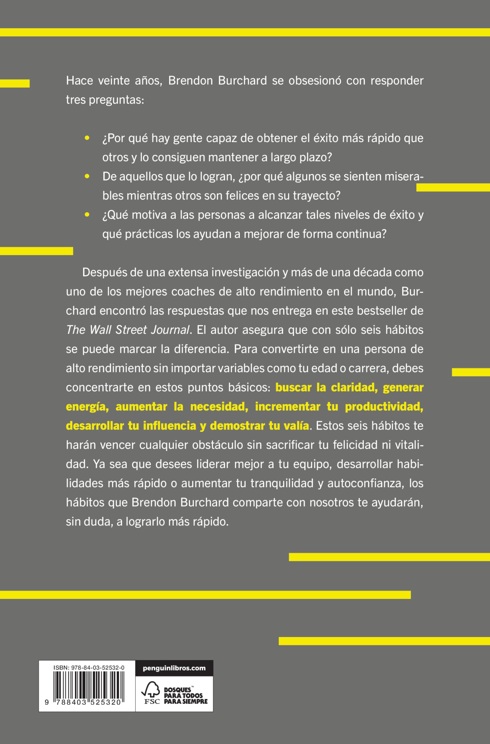 Hábitos de alto impacto: Cómo incrementar tu rendimiento y productividad en todas las áreas de tu vida