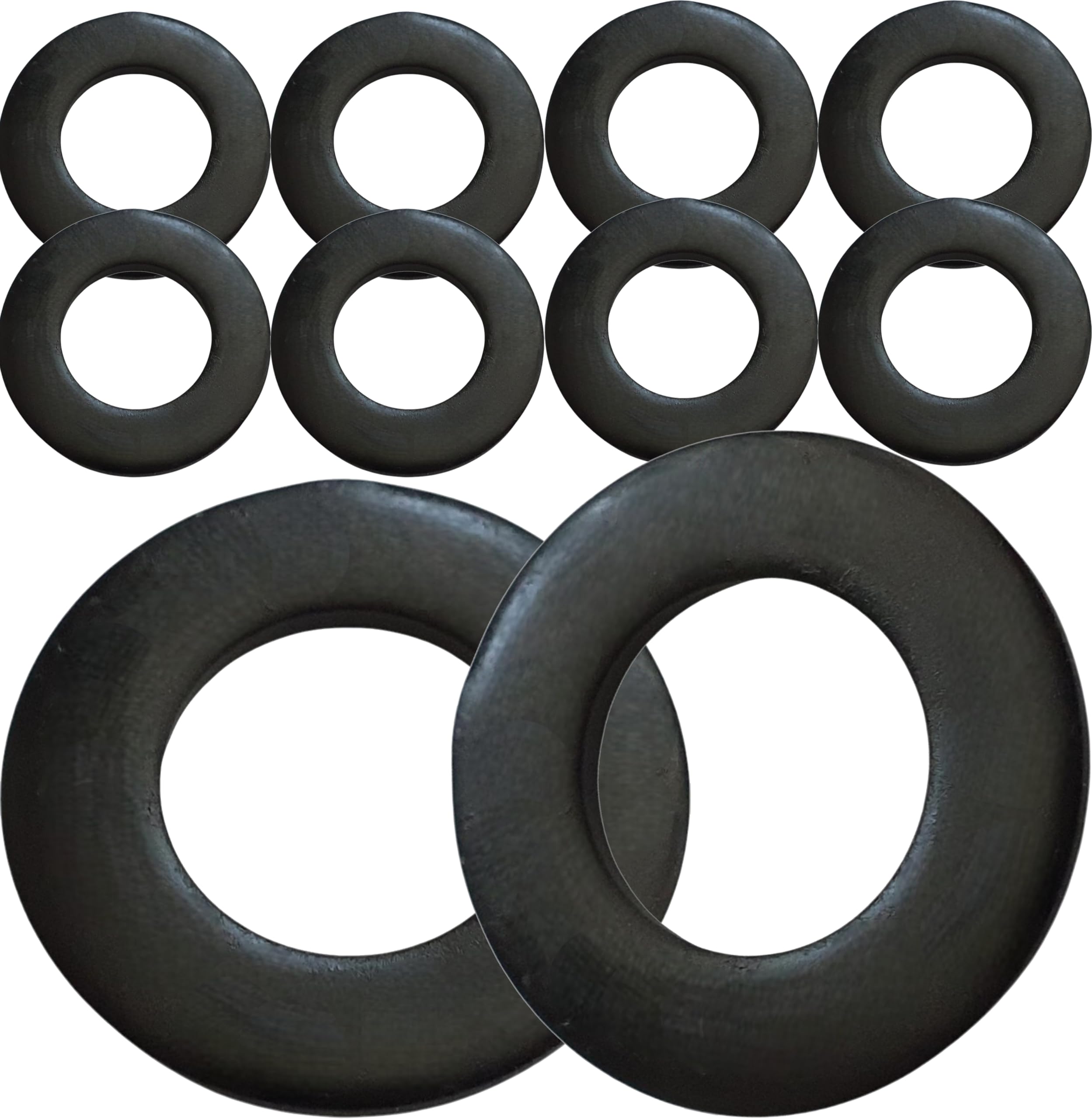 Black Stainless Steel Form A Washers Blackened Washer (10, M4)