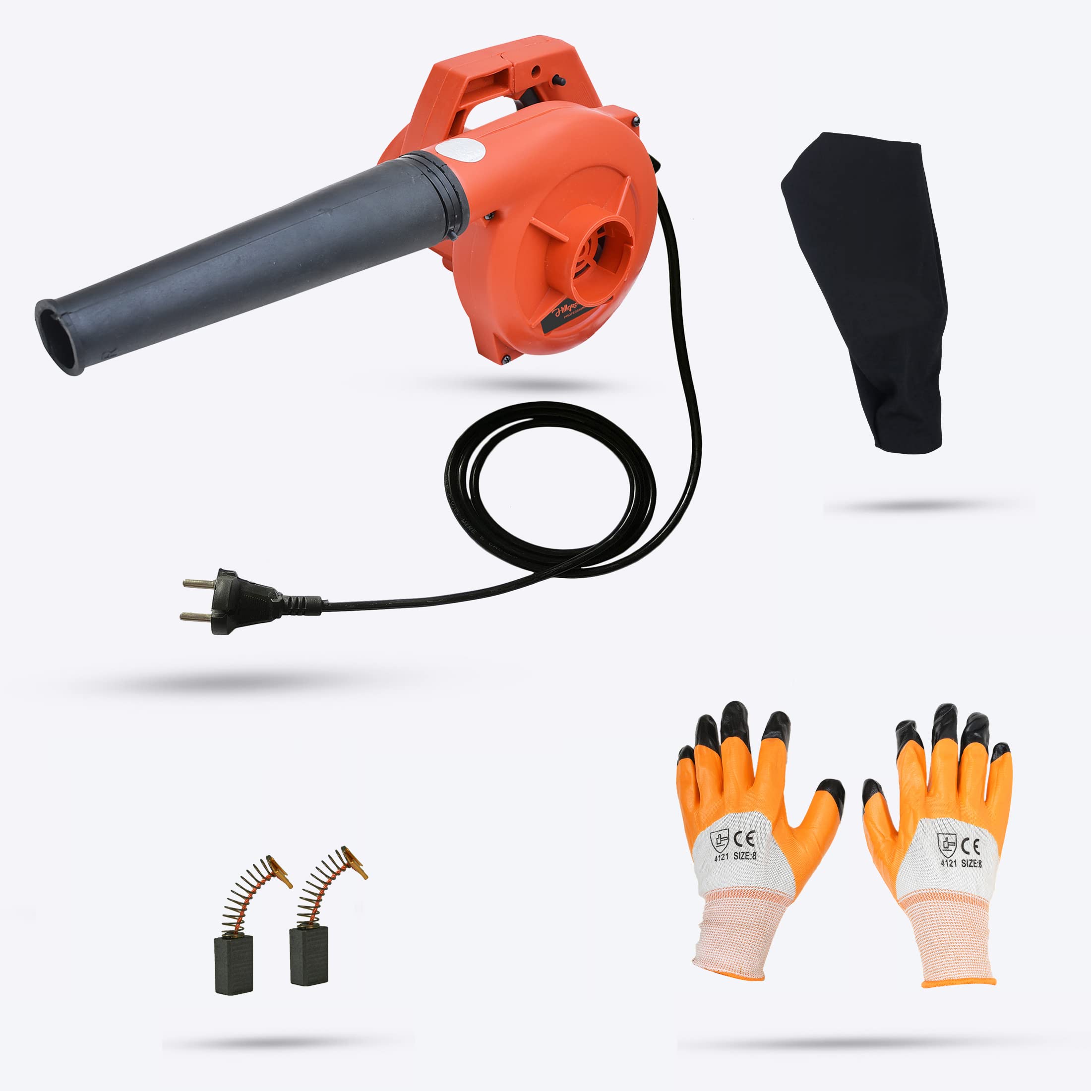 Hillgrove HGBLW3M2 Electric Air Blower and Suction Dust Cleaner 750W/17000RPM for AC/Computer/Home with Air Blower Machine Gun Dust Cleaning Forward Curved Air Blower (Corded Vacuum)-image-32