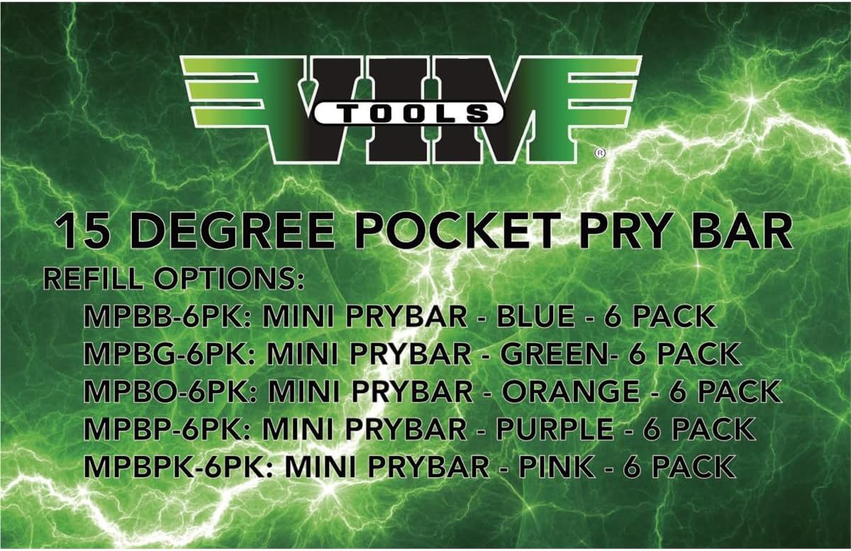 MPBDISP36 37 PC. MINI PRYBAR DISPLAY VIM GEN. BOX VIM-MPBDISP36