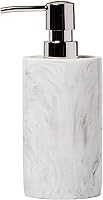 Vista 2 de SKL Home Dispensador de jabón de remolino de mármol, blanco