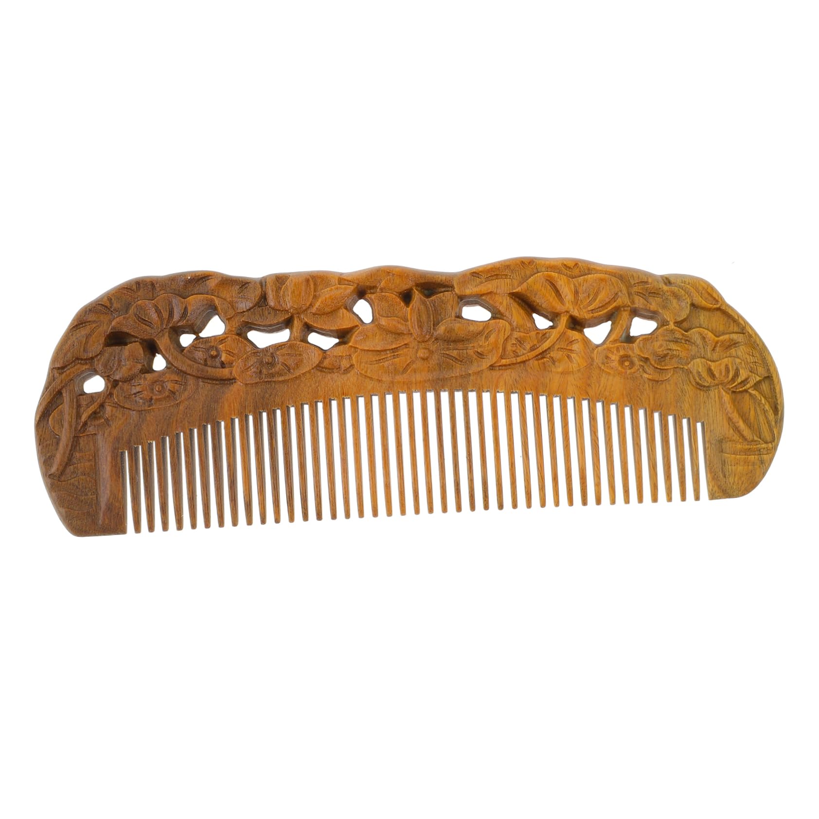 Didiseaon 3 Peines Decorativos Y Elegantes De Madera Natural Sin Enganches Sin Estática Sin Frizz Para Cabello Y Grueso.