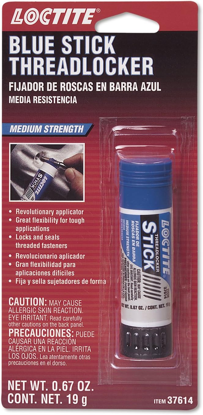 Loctite 37614-6PK Blue Medium Strength Thread Locker - 19 Grams Stick, (Pack of 6)