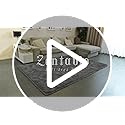 Zentavio Emerald Green Rugs for Bedroom 6x9 Dark Green Area Rugs for Living Room Fluffy Fake Grass Large Carpet for Kids Room Playroom Furry Shag Aesthetic Soft High Pile Washable Home Decor
