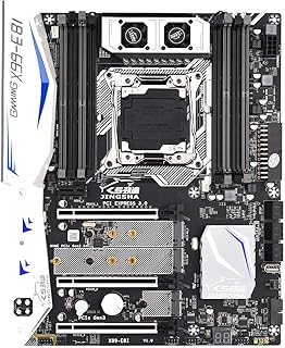 KKcare Placa-mãe para jogos KKcare X99-E8I com 8 slots de memória DDR4 6 portas SATA3.0 com suporte para CPU da série Intel Xeon E5 LGA2011-3 V3 / V4