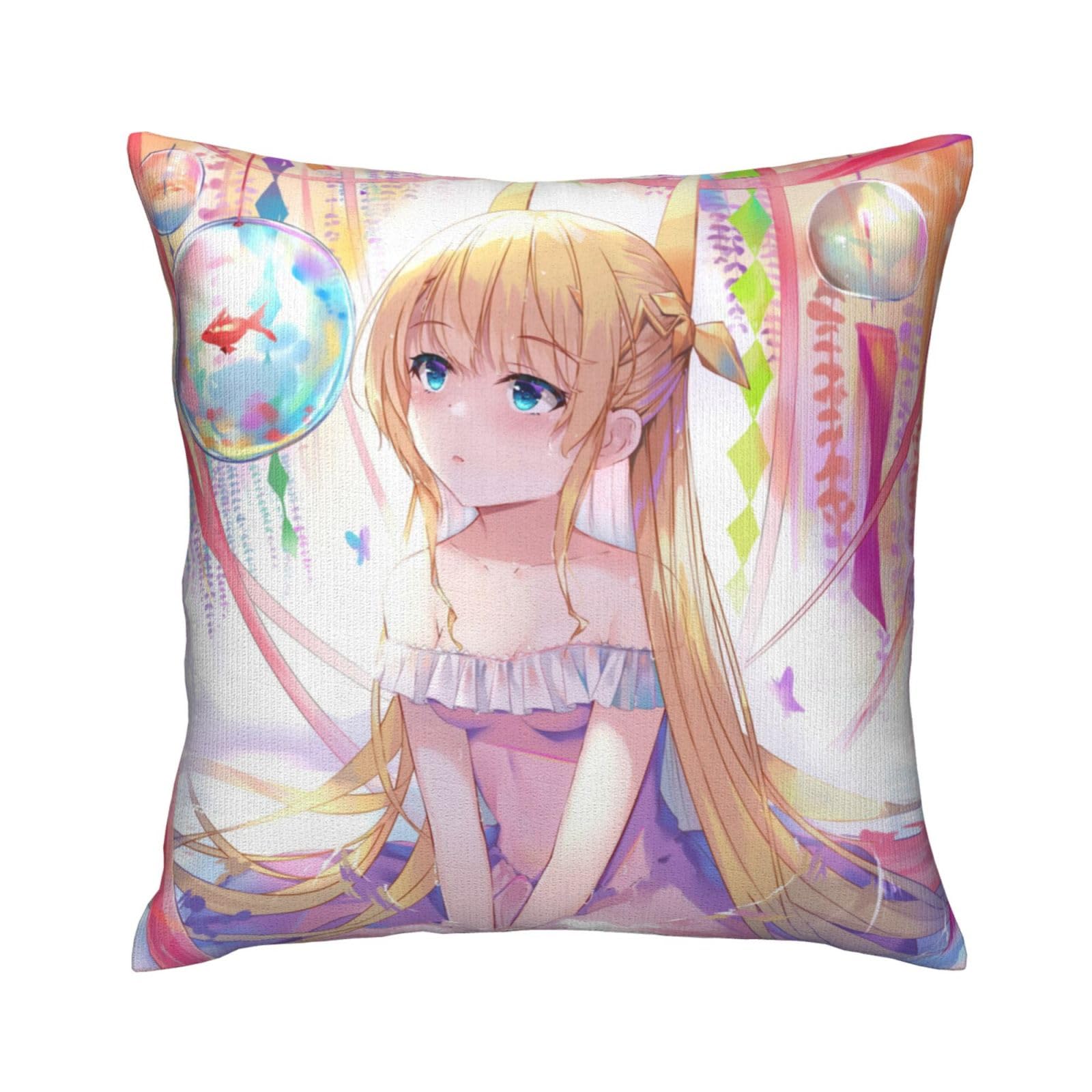 Amazon｜異世界美少女受肉おじさんと1 抱き枕カバー クッションカバー