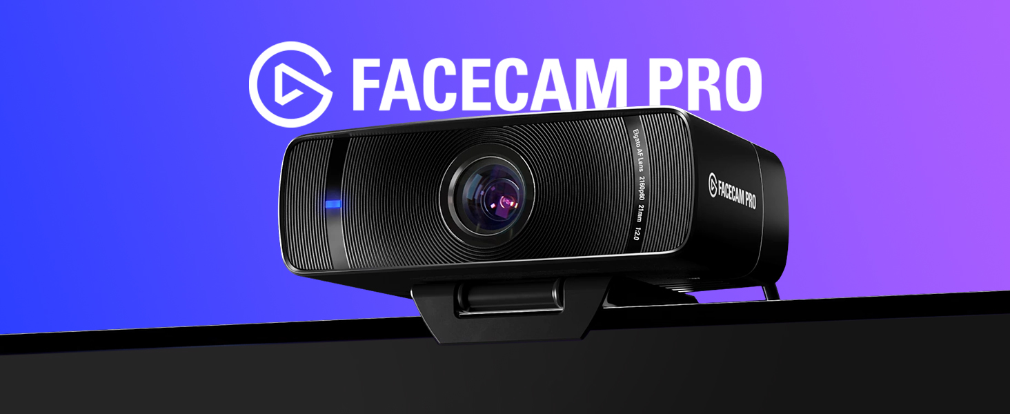 Elgato Facecam Pro True 4K60 Ultra HD Webcam