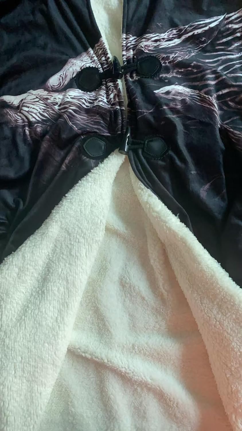 Viking Warriors God Odin Fenrir Tattoo Hooded Cloak 3D All Over Printed Cloak With Hood Harajuku Jacket Cosplay - Image 3