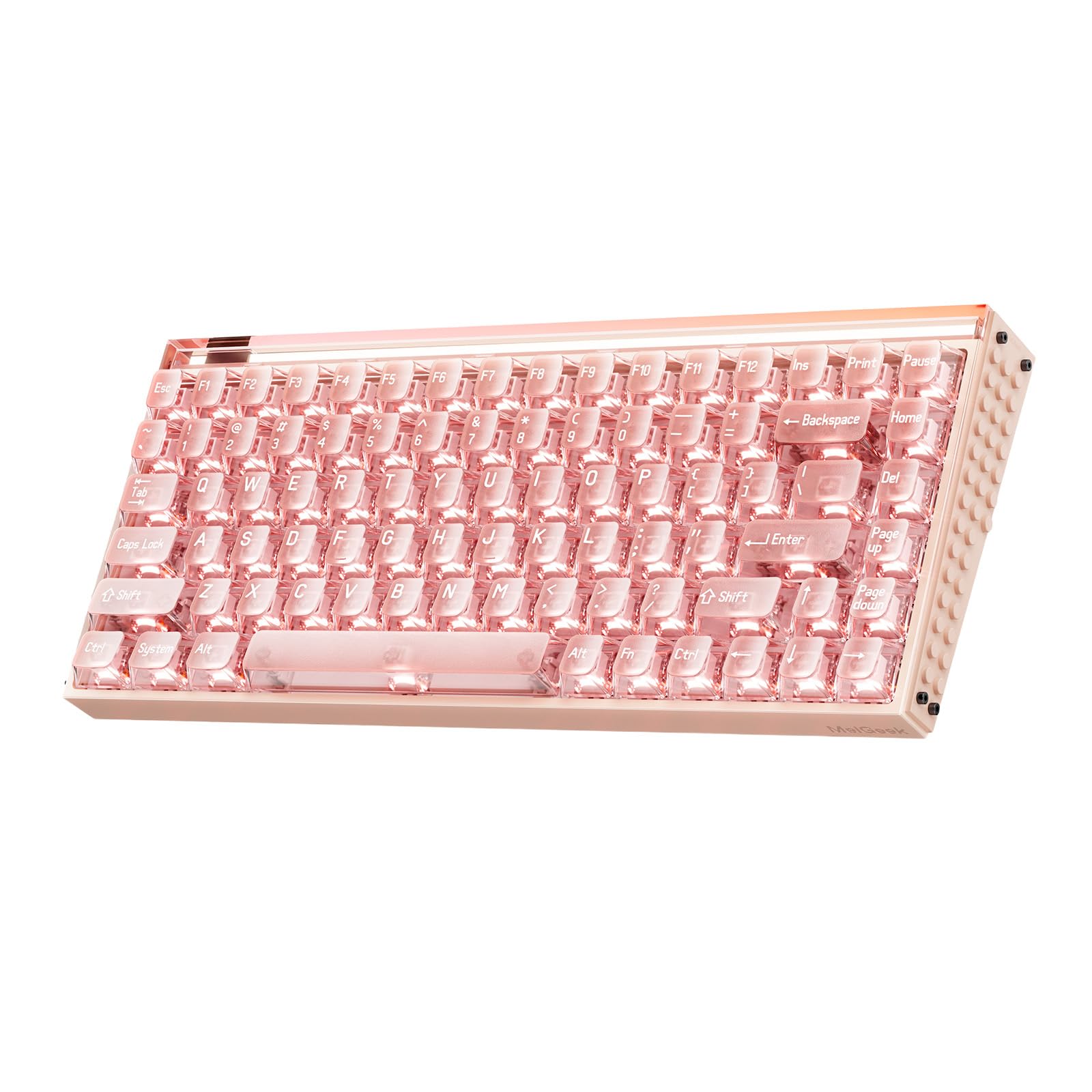 Amazon | MelGeek MADE84 Ultra+ 有線ゲーミングキーボード、ホール