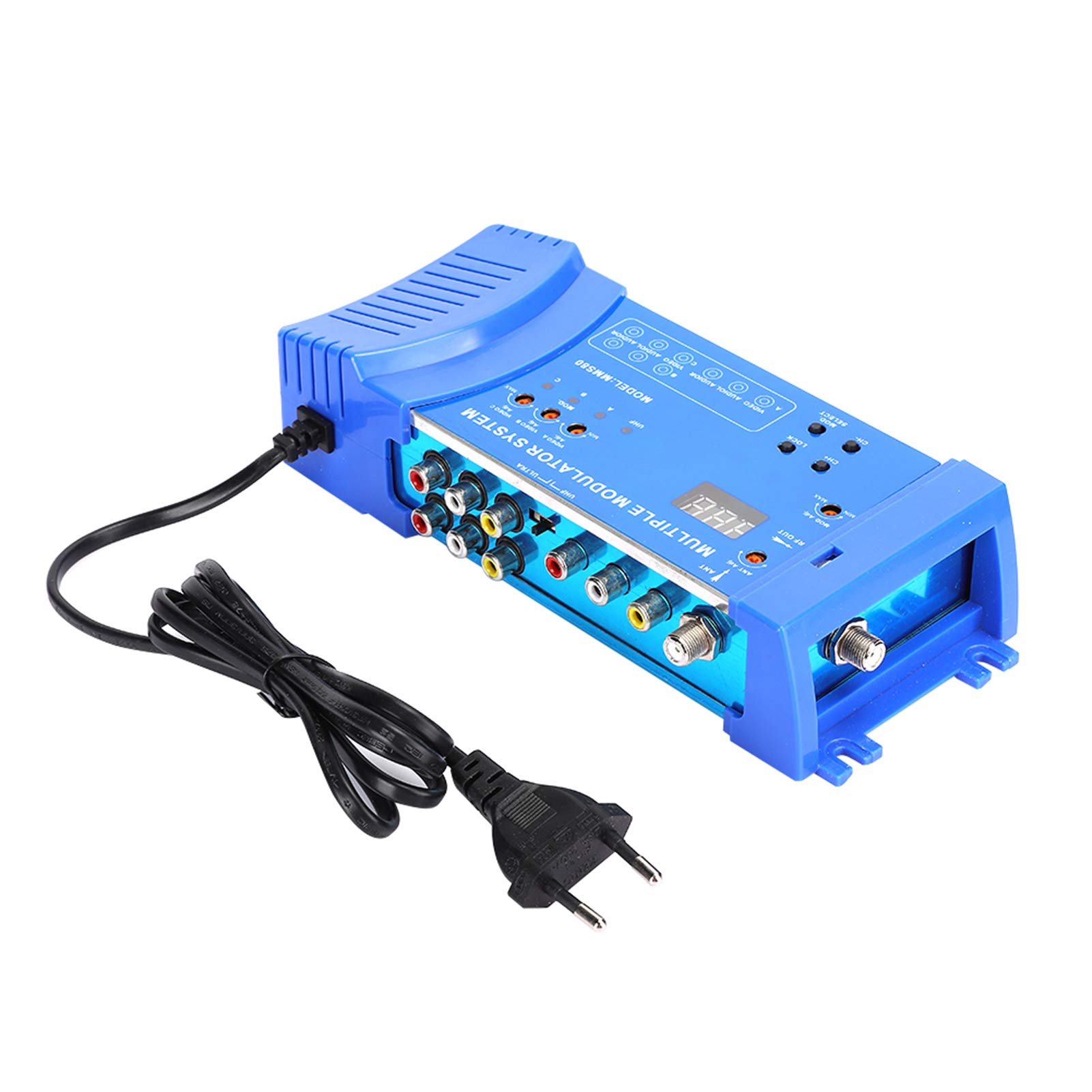 Modulator, Aluminium Alloy UHF Modulator 100-240V Professional 3 Simultaneous Output for Household-picture-22