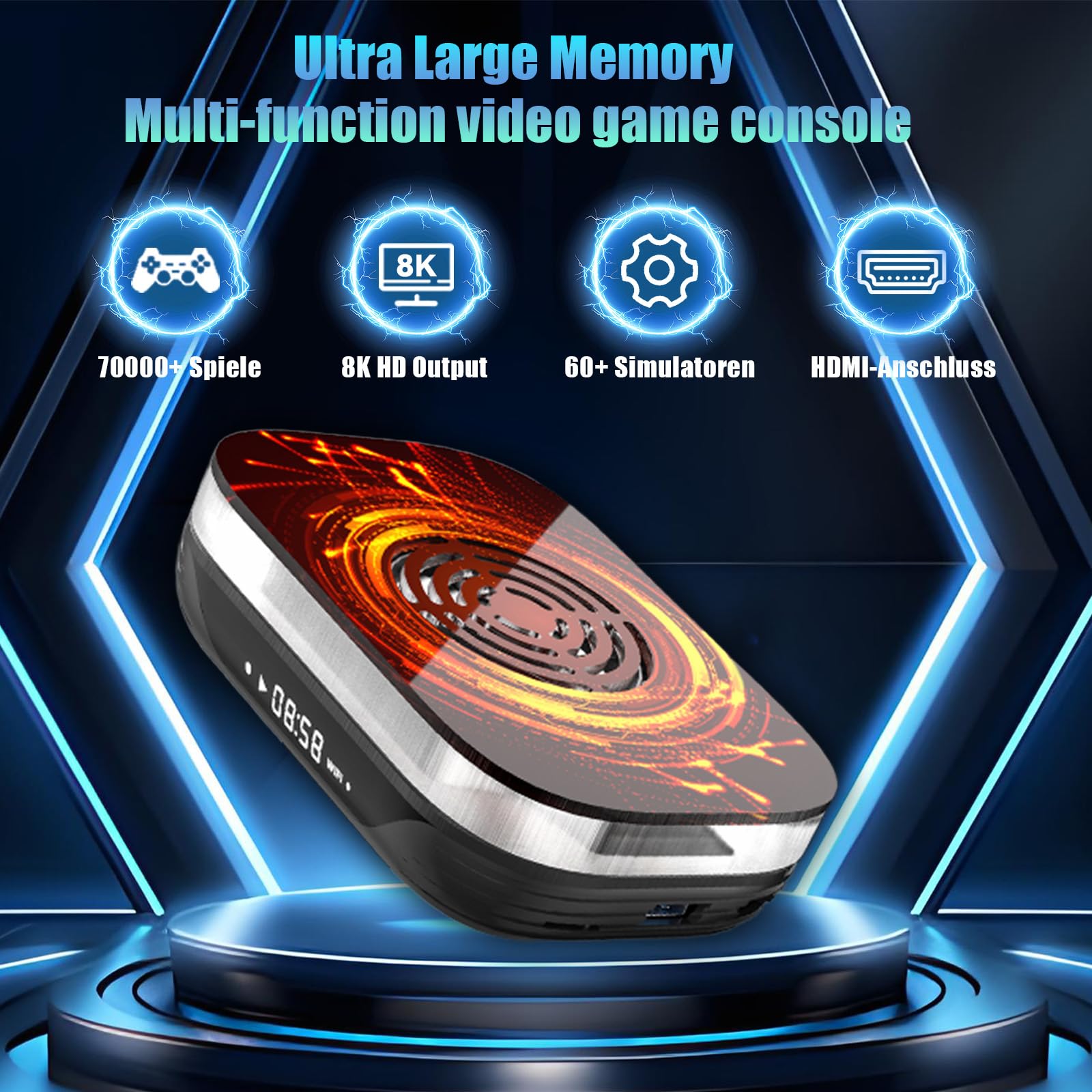 XIXIMENG Super Console X4 Plus Retro Video Game Console 256G 70000 jeux S905X4 Support 4K/8K Android11 TV Box