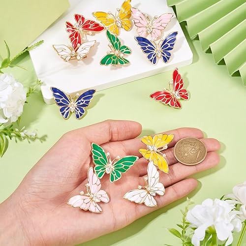 Miniatura 194 de Pandahall - Broches esmaltados de aleación con varios temas, broche de solapa, juego de pines esmaltados