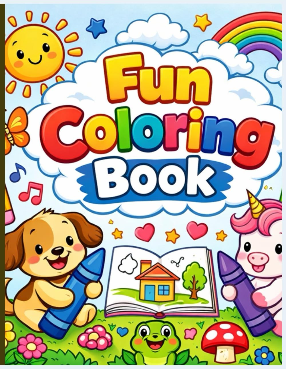 My First A to Z Coloring Book For Kids