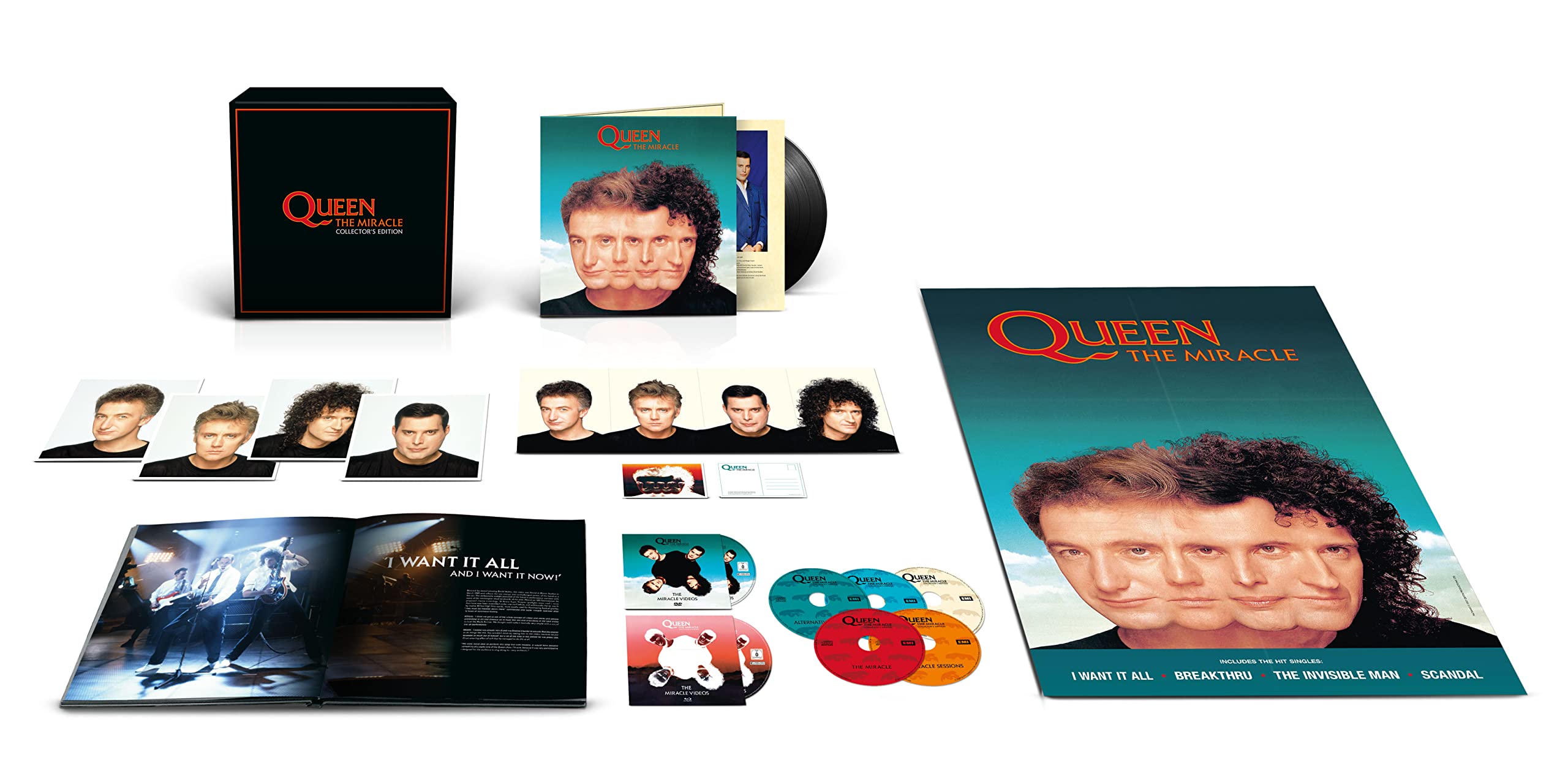 The miracle (Super Deluxe Collector's edition, 5cd + bluray + dvd + lp)