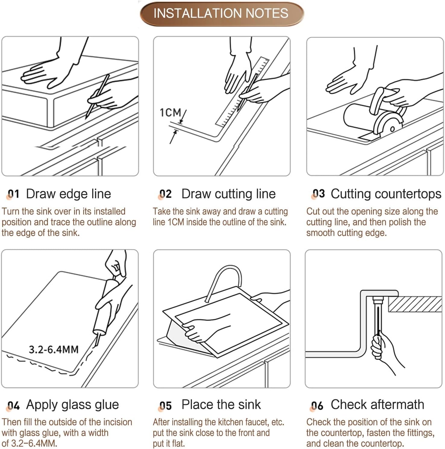 Black Nano Raindance Waterfall Kitchen Sink Stainless Steel Farmhouse Single Bowl Utility Sinks for a Laundry Room, Countertop Sink with Glass Cup Bottle Washer, Drop-in Or Undermount Installation