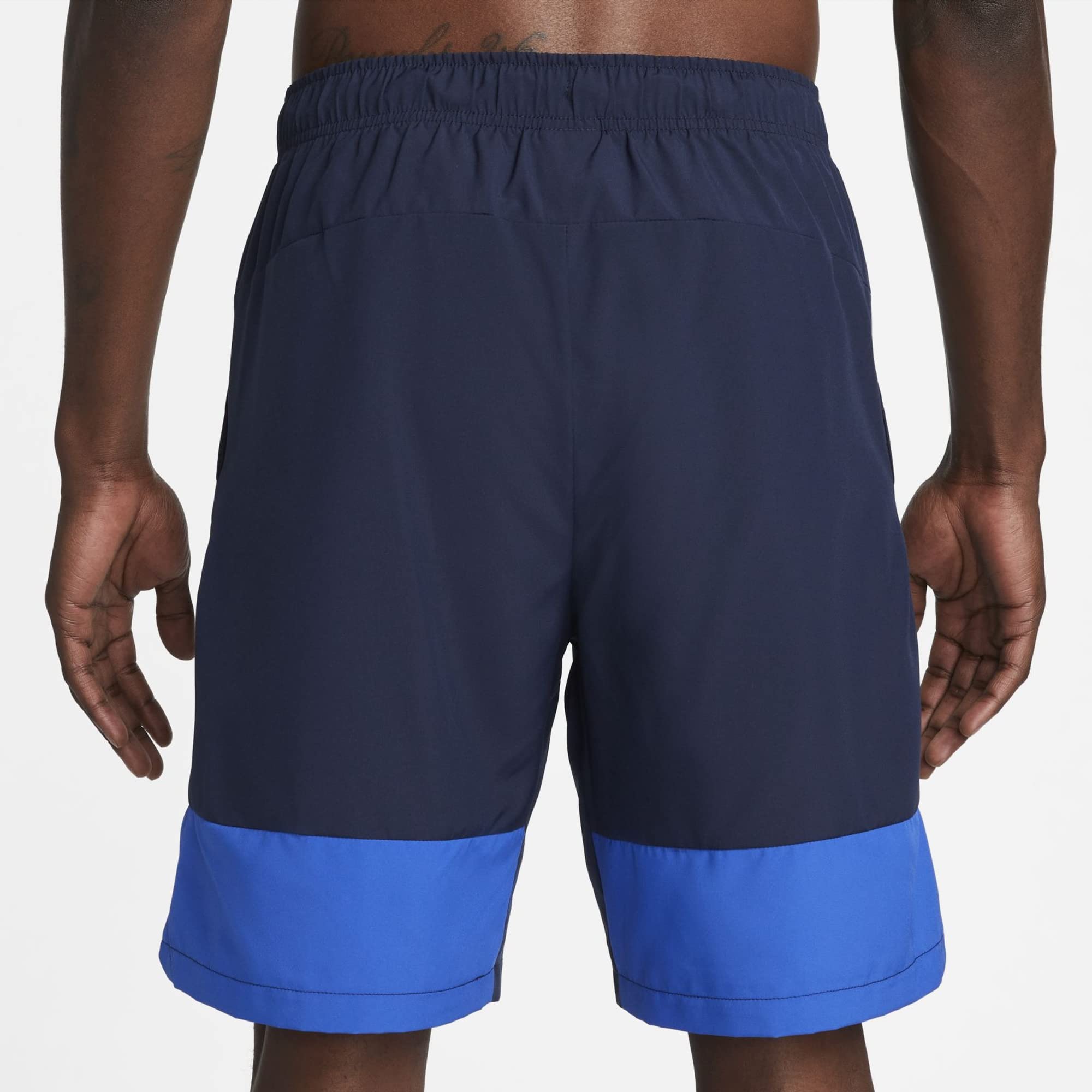 NIKE Men's Dri-fit Shorts, Obsidian/Game Royal/Black, S