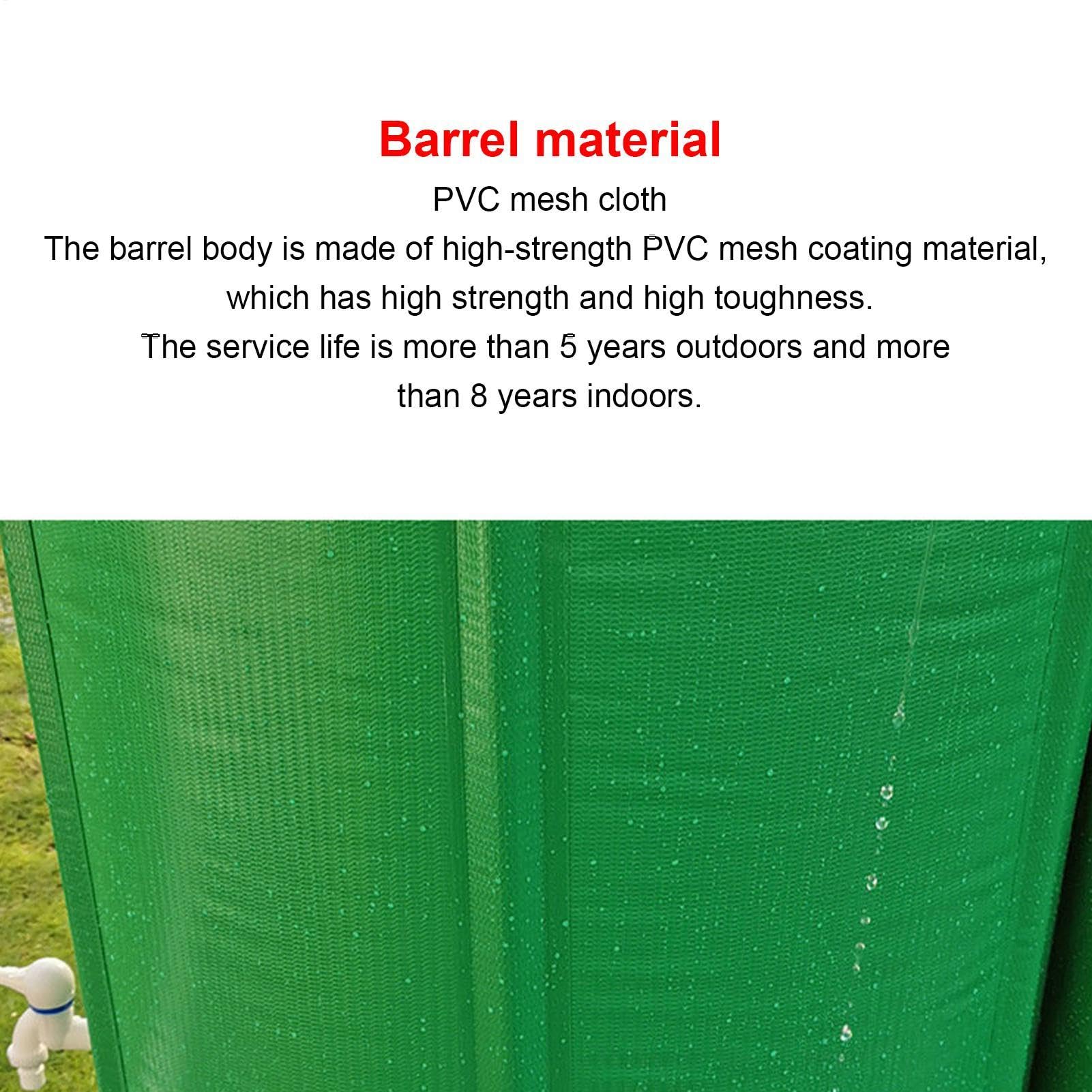Barril de recolección de Agua de Lluvia,Barril de Lluvia portátil Tanque | Barril de agua de lluvia portátil retráctil para riego de jardines,