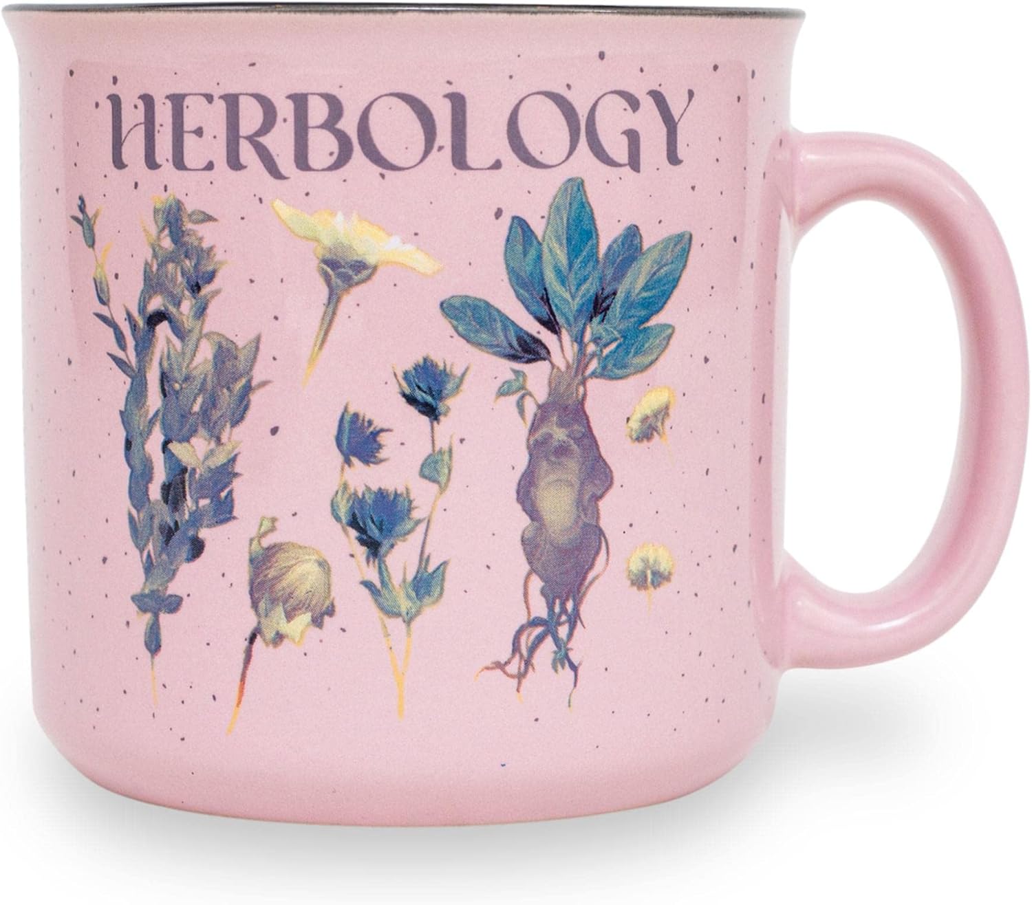 Harry Potter Herbology Ceramic Camper Mug | Wizarding World Casual Drinkware For Coffee, Tea | Holds 20 Ounces