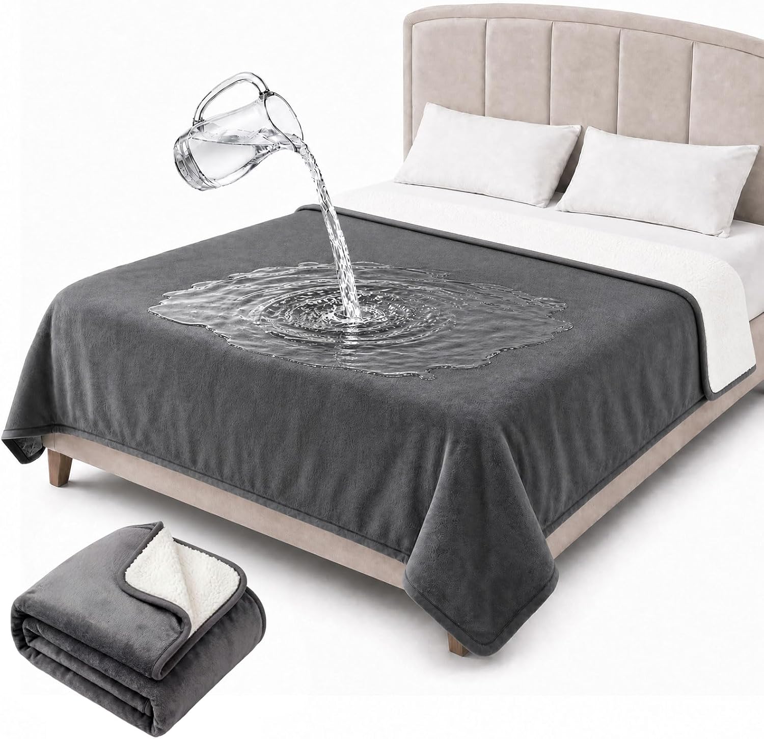 Waterproof Blanket for Bed Intimacy, Sex Blanket for Couples