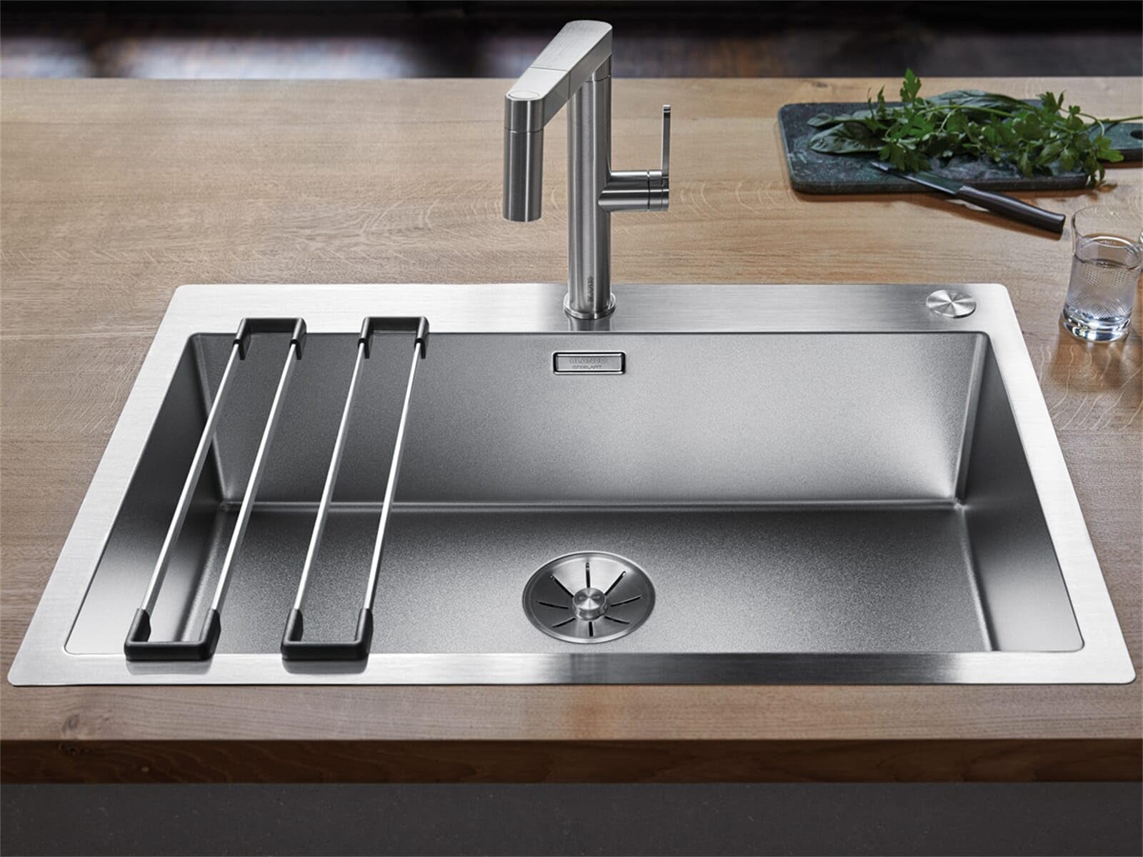 BLANCO 235906 Poręcze ze stali nierdzewnej, 416 mm