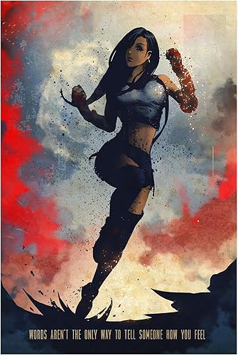 Póster artístico en lienzo de 12 x 18 pulgadas, decoración final de pared, regalo de fantasía para hombre y mujer, sin marco, para oficina, familia,