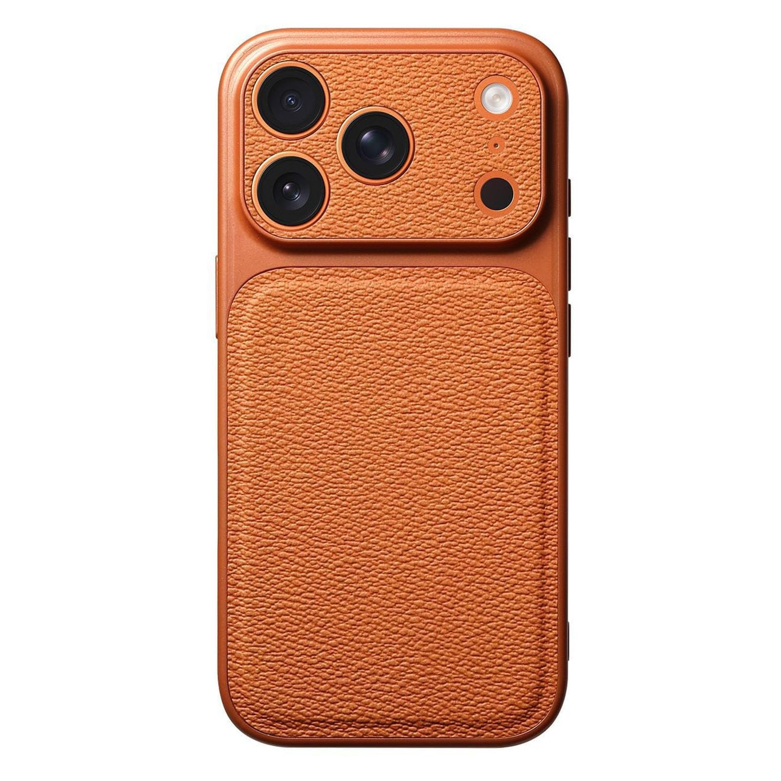 Coque de protection iPhone 17 Pro étui cuir texture litchi