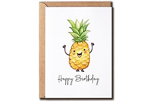Cute Pineapple Birthday Card