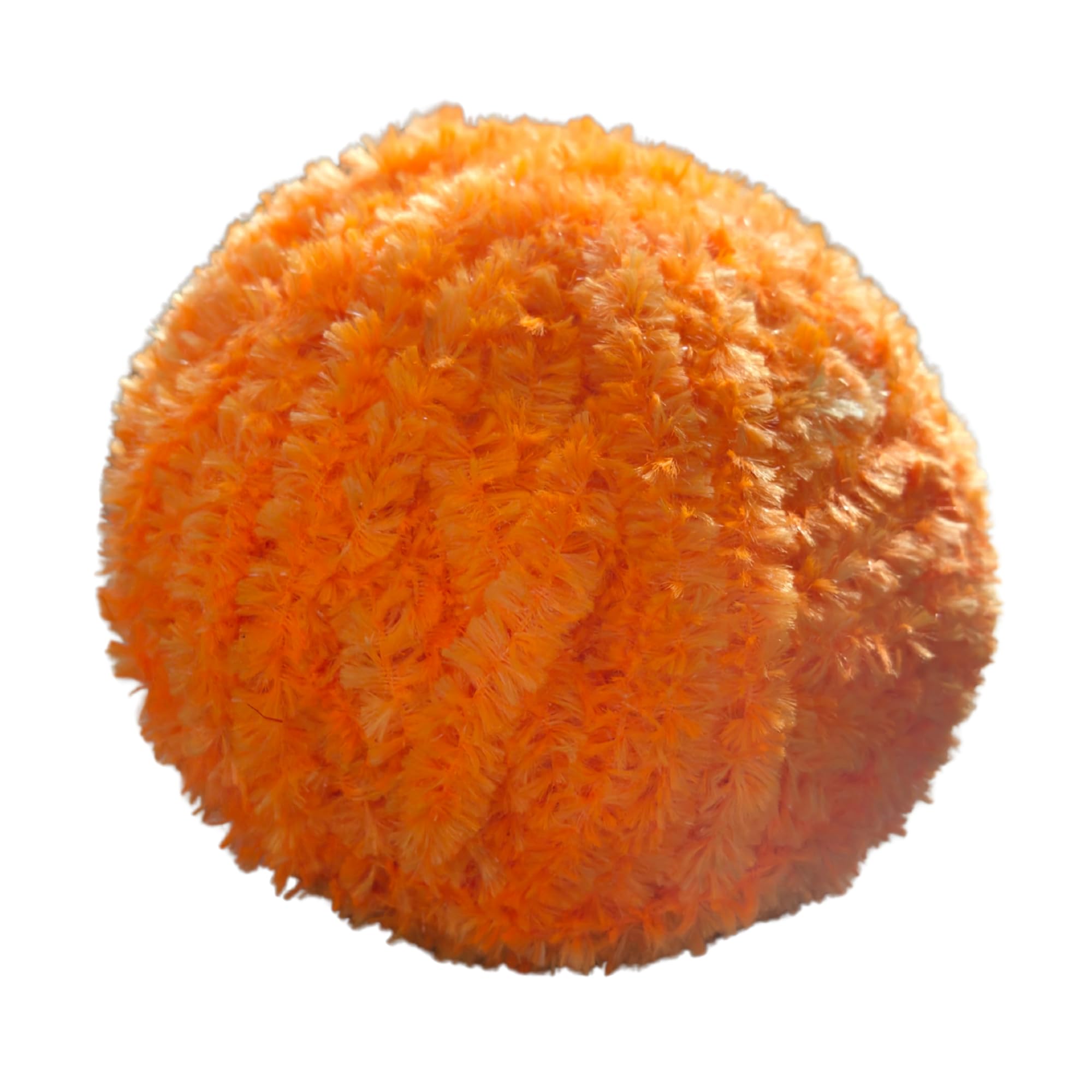 Fur Woolen for Making Rangoli, 300g | Premium Soft Fur Wool Thread for Rangoli, Pooja Mats, DIY Arts & Crafts, Home Decoration, Festival Décor & Creative Designs (Faint Orange)-image-9
