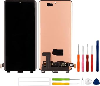 New AMOLED Display Compatible with Oneplus 12 [6.82"] PJD110, CPH2573, CPH2581, CPH2583 Touch Screen Digitizer Assembly Replacement with Upgraded Repair Tools Kit-Black
