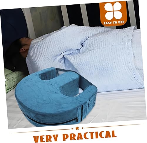 Miniatura 8 de GALPADA Cuña de apoyo de enfermería para ancianos, almohadilla de cuidado postrada en cama con parte inferior antideslizante, lavable a máquina,