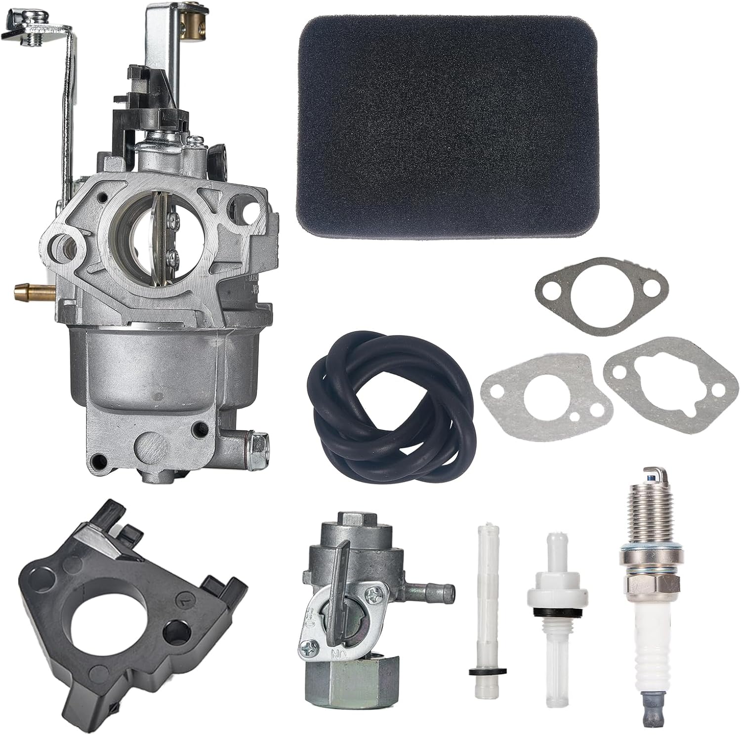 511-7277 Carburetor Carb with Air Filter Kit Compatible with for CAT Caterpillar RP6500 RP6500E Gas Generator Replaces# 511-7277