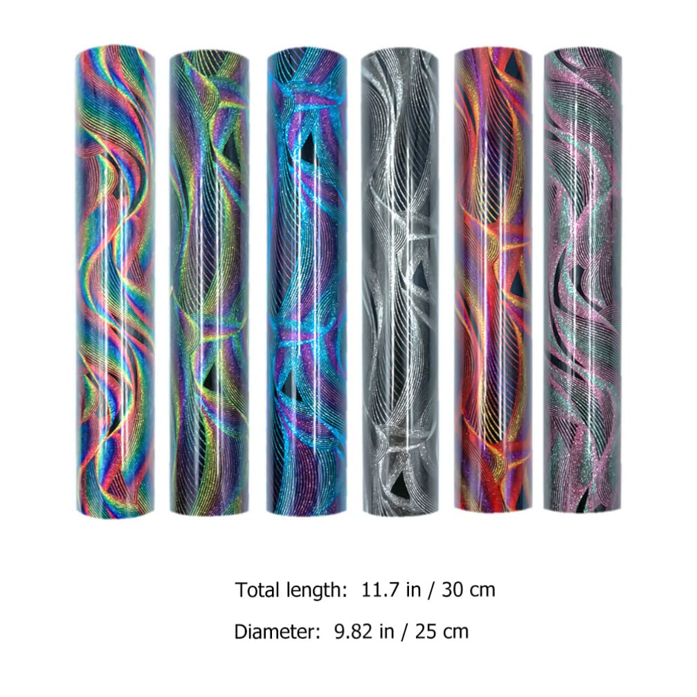 MAGICLULU Pellicola Termoadesiva in Pu 6 Fogli per Decorazione Abbigliamento Fai da Te