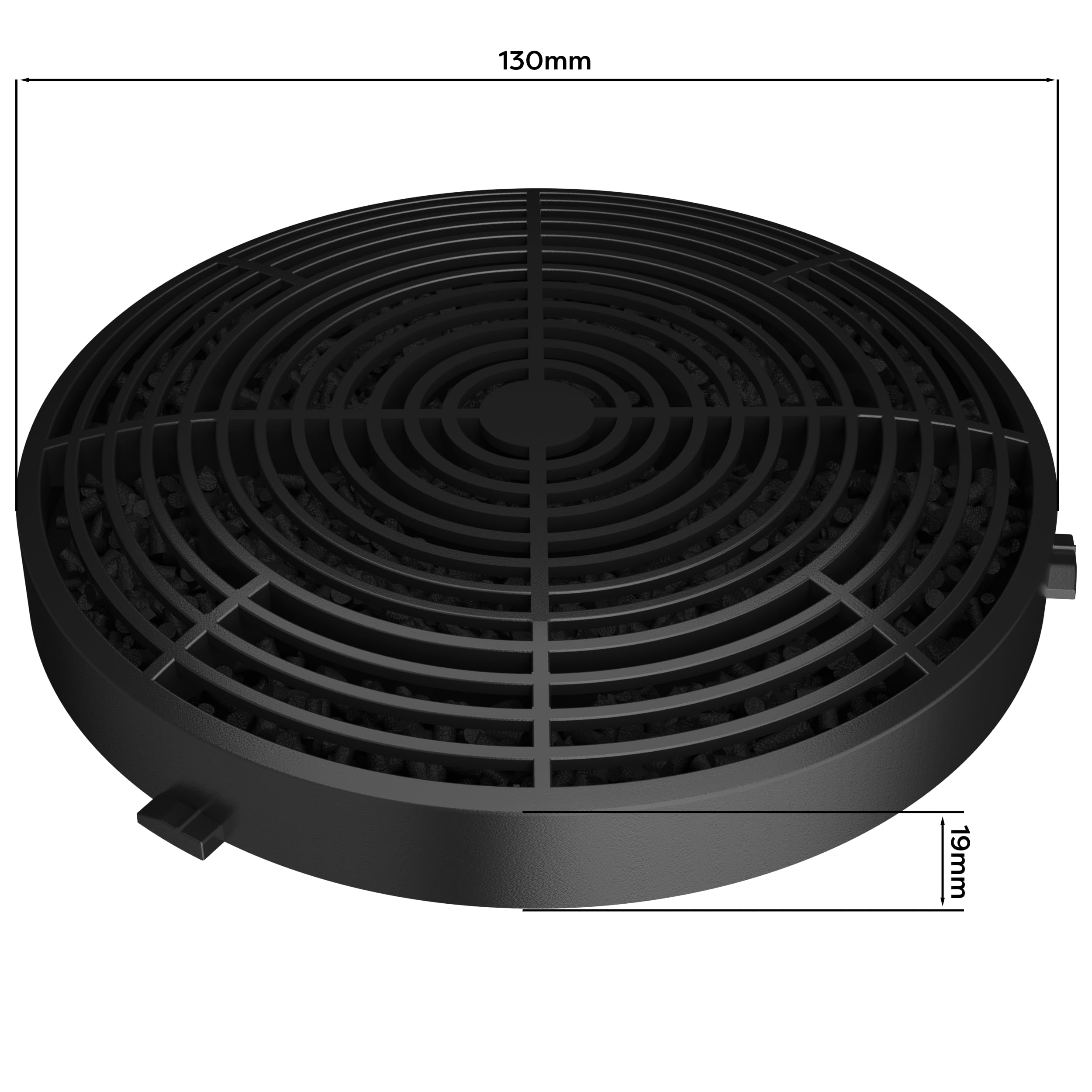 CIARRA CBCF055 - Filtro de carbón activo para campana extractora CIARRA CBCB6765C CBCS6765C CBCB5931B CBCB6909A CBCS6909A